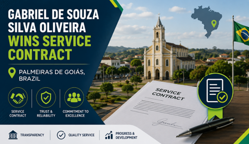 Gabriel de Souza Silva Oliveira Wins Service Contract in Palmeiras de Goiás,...